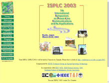 Tablet Screenshot of isplc2003.katayama.nuee.nagoya-u.ac.jp