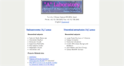 Desktop Screenshot of a.phys.nagoya-u.ac.jp